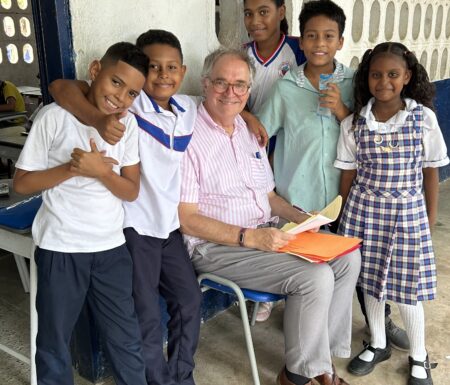 Dr. Bukowski with participants.