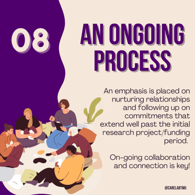 8. An Ongoing Process