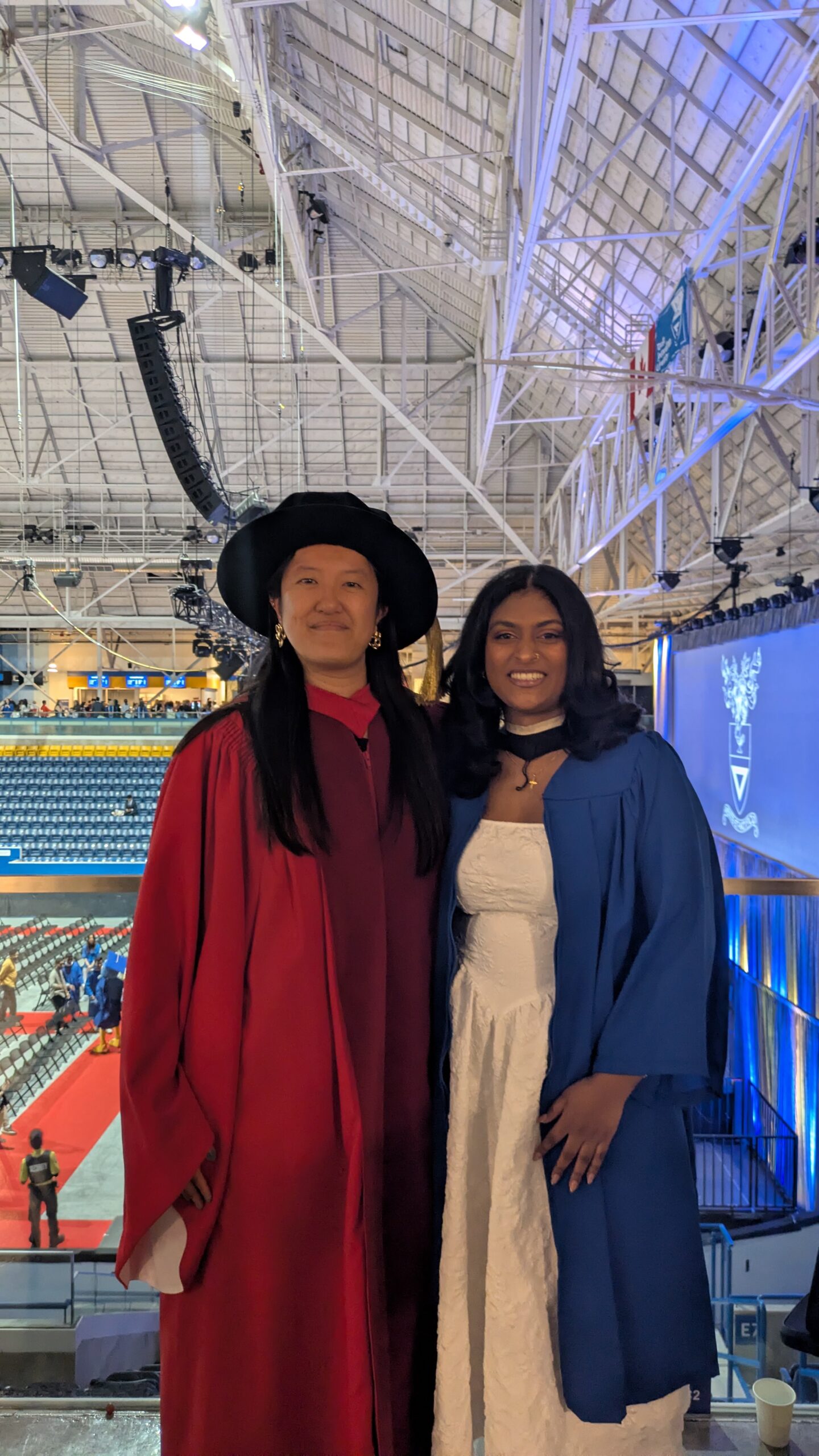 Johanna Lewis and Dr. Ronda Lo at graduation