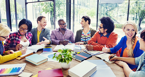 Multi-Ethnic Group of People Working Together