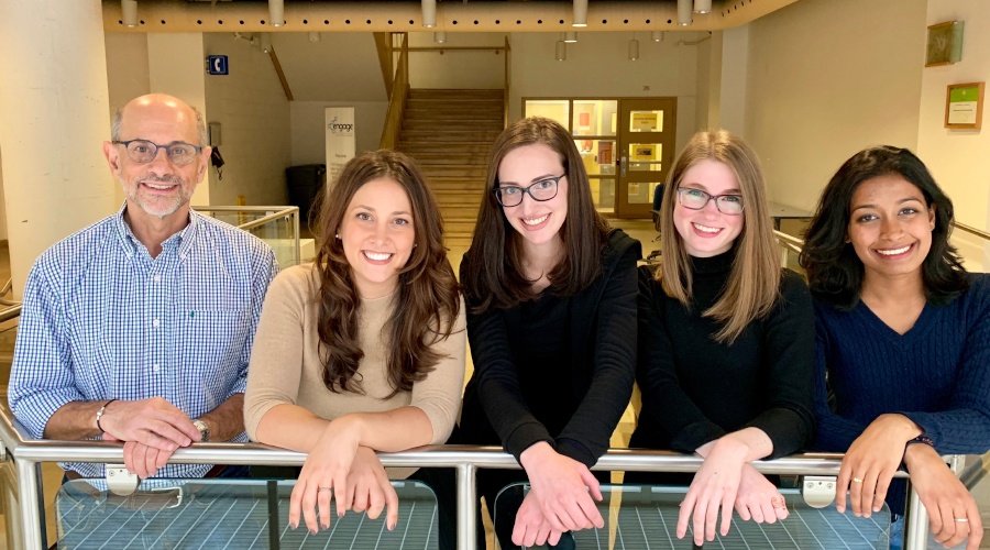 Lab director Day Day and four lab members